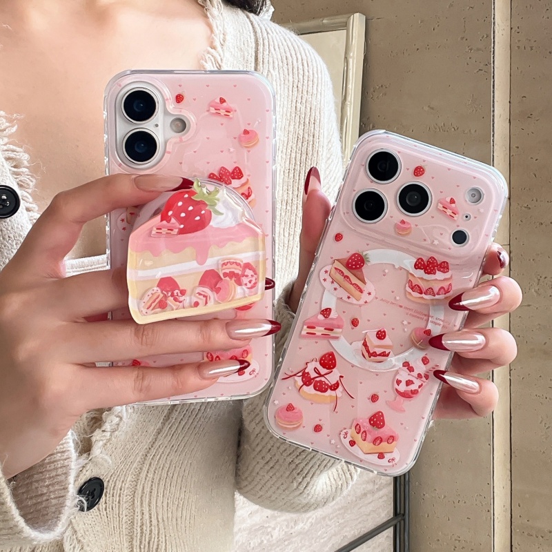 Taco Stand Holder - Cute Strawberry Cake Shaking Bracket Magnetic