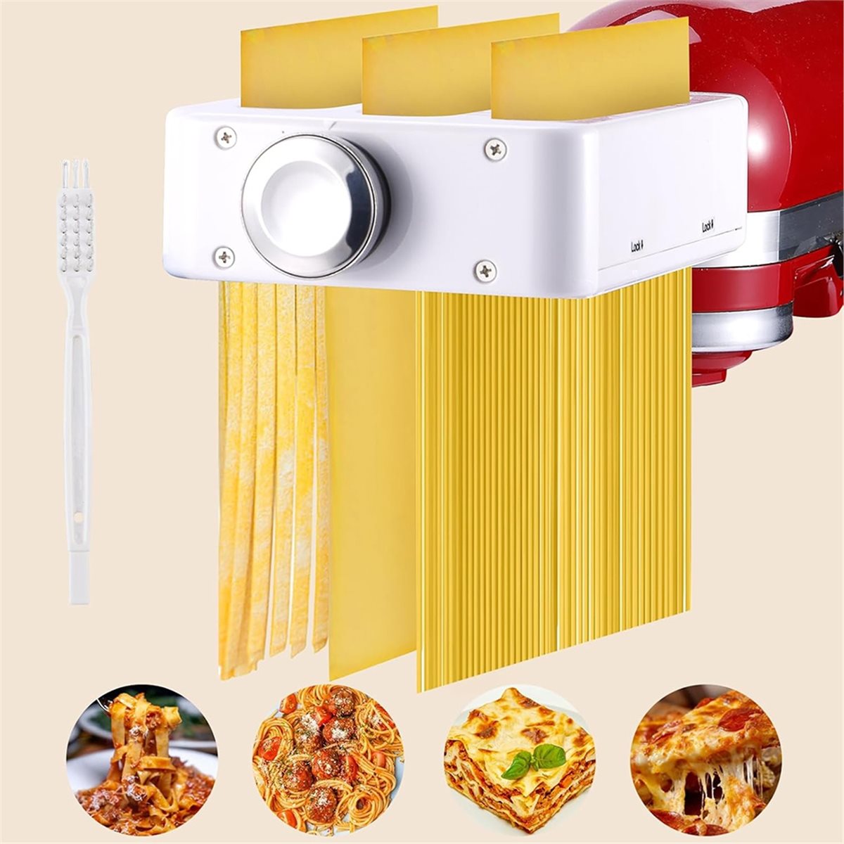 Kitchenaid Mixer Hand Mixer - ABSF 3-in-1 Pasta Maker Attachment for