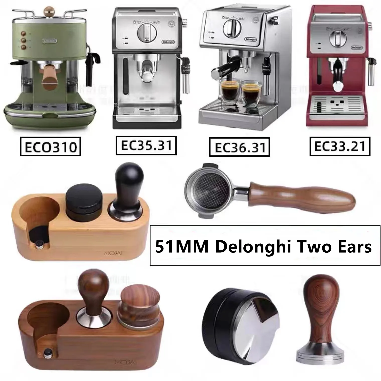 51mm Bottomless Portafilter Na - đánh giá và giá Delonghi Espresso Ecp3420
