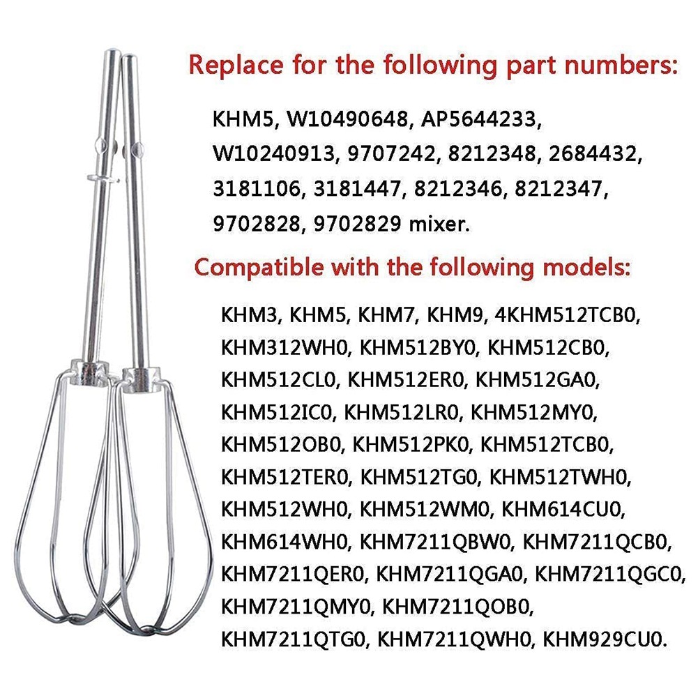 A56P-W10490648 & KHMPW Beaters - đánh giá và giá Kitchenaid Mixer Hand Mixer