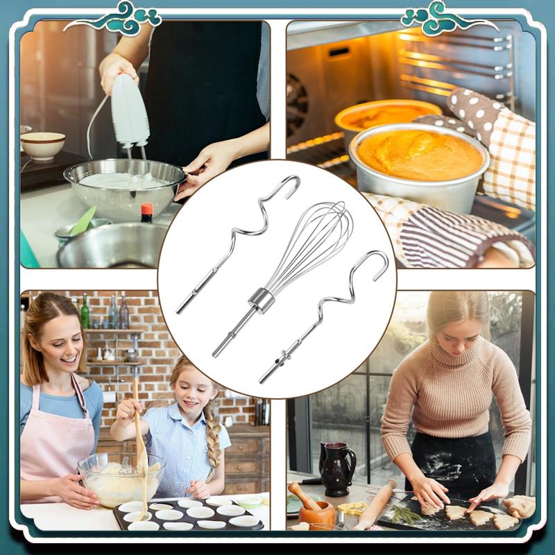 3Pcs For Kitchenaid Whisk Atta - đánh giá và giá Kitchenaid Mixer Hand Mixer