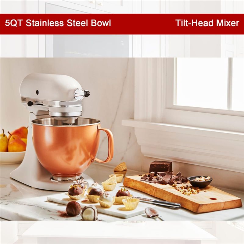 A27F-5 QT Stainless Steel Mixe - đánh giá và giá Kitchenaid Mixer Artisan 5Qt