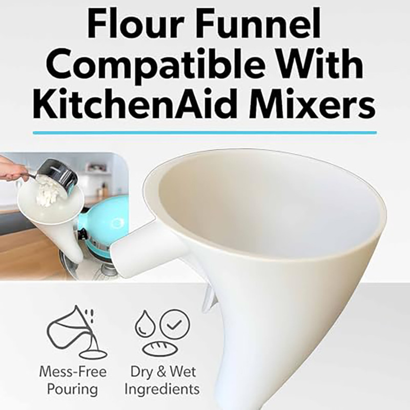 1 Pcs Random Color Flour Funne - đánh giá và giá Kitchenaid Mixer Artisan 5Qt