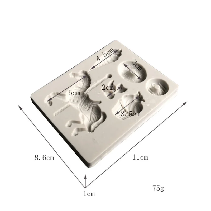 Con Ngựa Thành Troia Kem Dough - đánh giá và giá Donut Mold Silicone