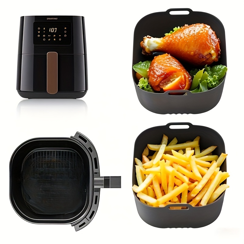 2Pcs Square Air Fryer Silicone - đánh giá và giá Philips Air Fryer Hd9252