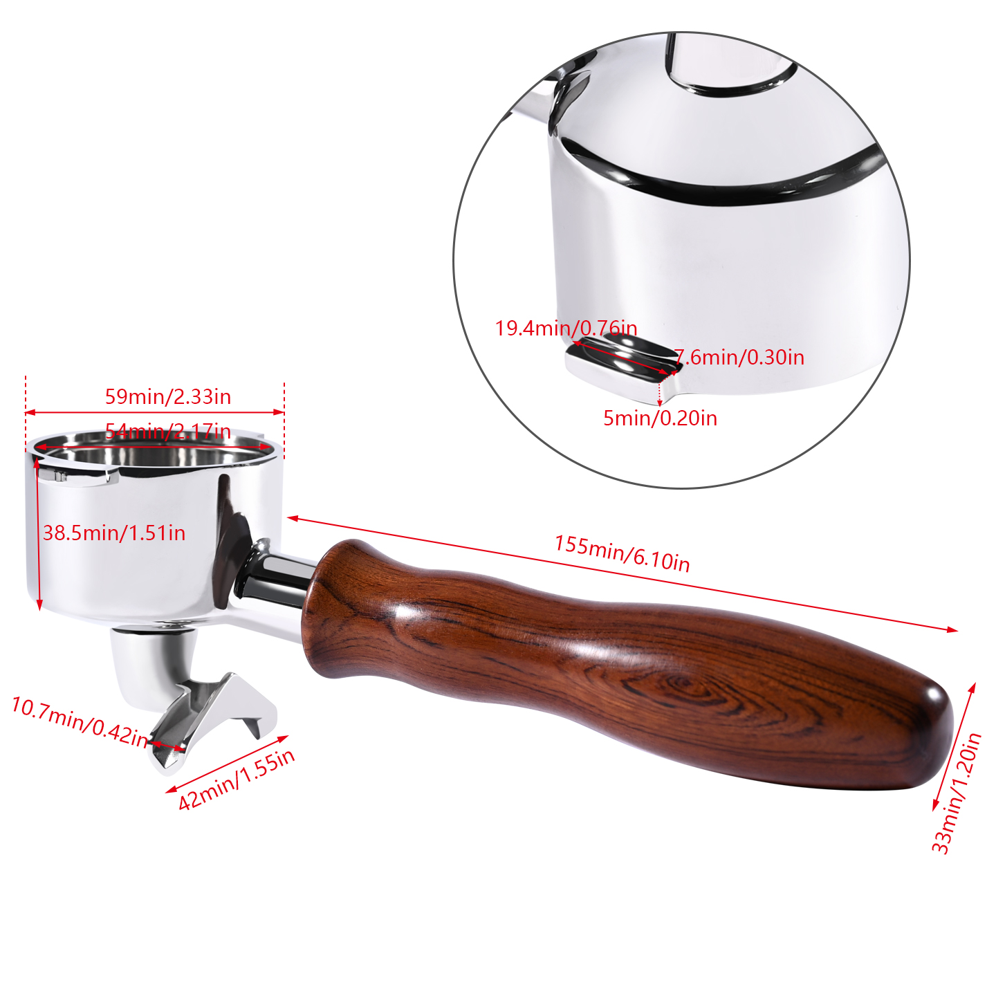 51mm 2 Ears Double Spout Porta - đánh giá và giá Delonghi Espresso Ecp3420