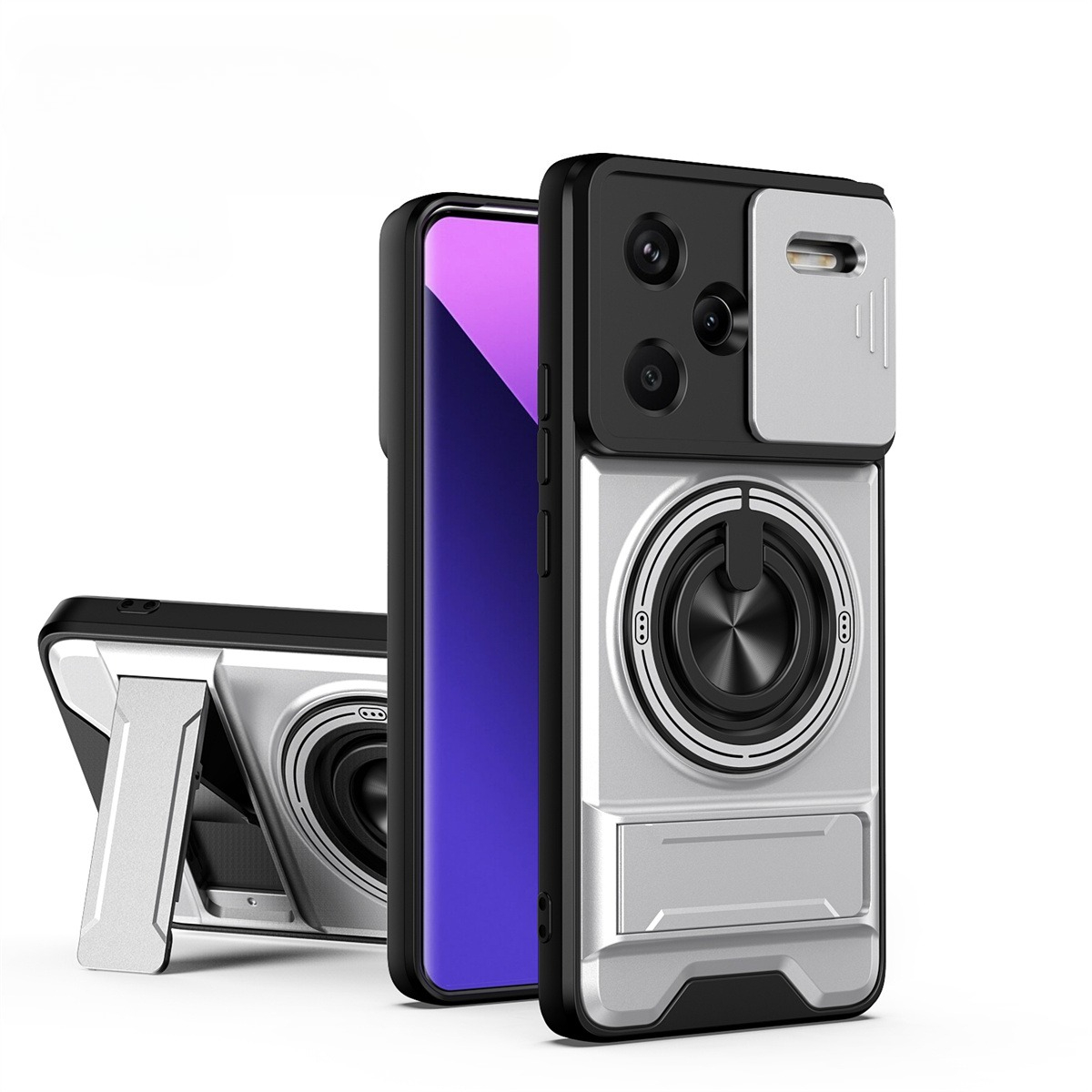 Lens Slide Camera Phone Case f - đánh giá và giá Taco Stand Holder