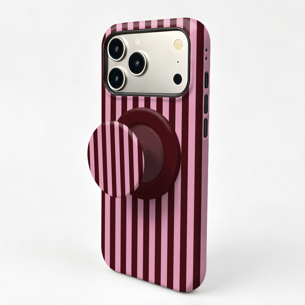 Striped Magnetic Case For iPho - đánh giá và giá Taco Stand Holder